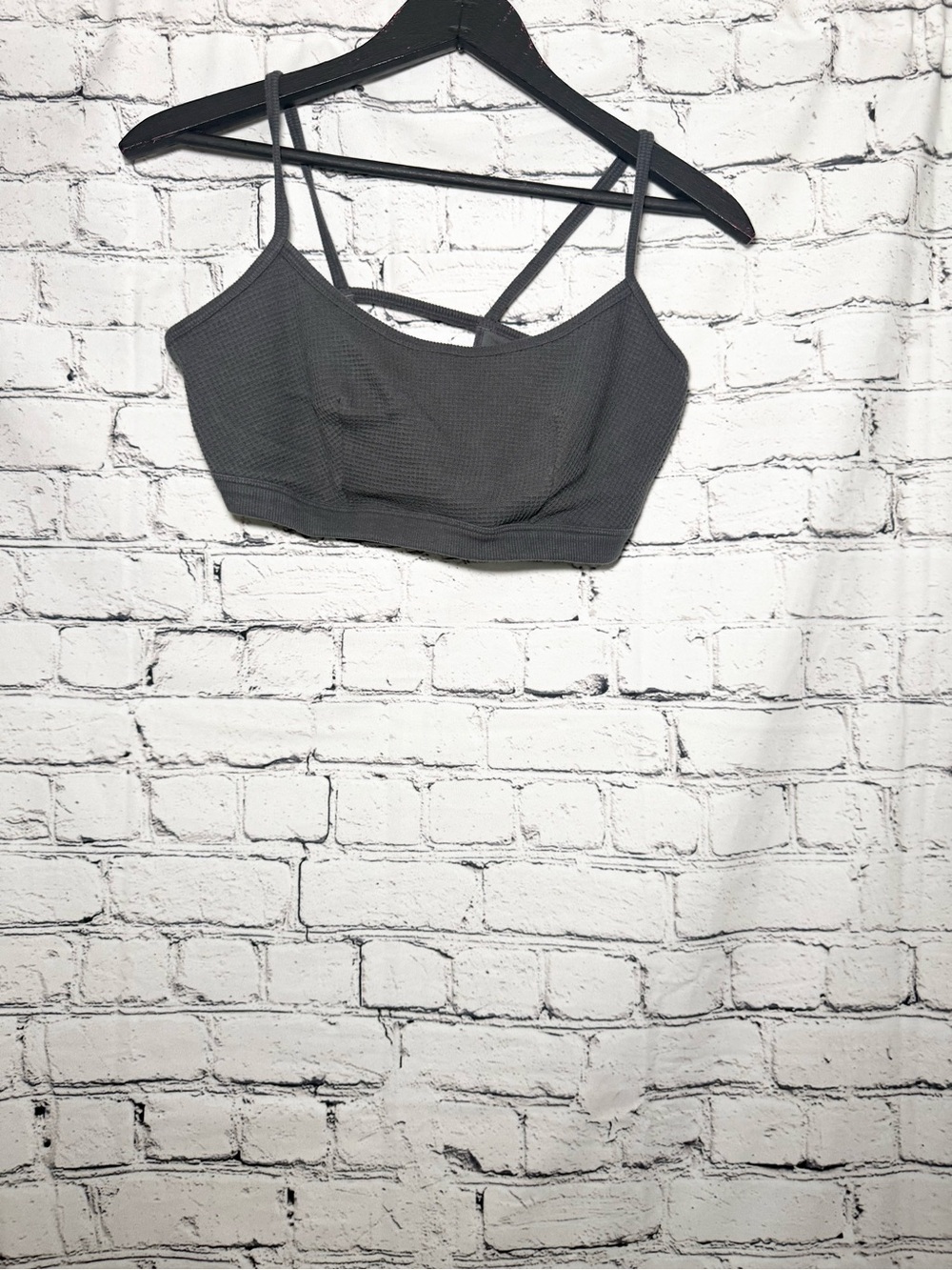 Gray Strappy Bralette - Women Intimates & Sleepwear. Size L